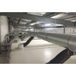 Galvanised Steel Modular ducting systems for dust extraction 3