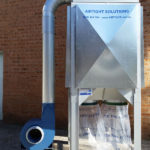 T-500 dust collector with outdoor kit fitted 3