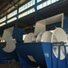 Large industrial ventilation fans for the dairy industry